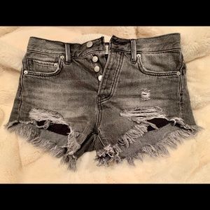 Black free people shorts size 24